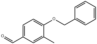 4-(苄氧基)-3-甲基苯甲醛, 158771-31-4, 结构式