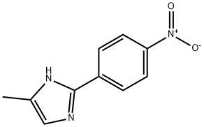 4-METHYL-2-(4-NITRO-PHENYL)-1H-IMIDAZOLE 化学構造式