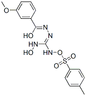 1-(2-hydroxy-5'-methoxybenzylidene)amino-3-hydroxyguanidine tosylate Structure