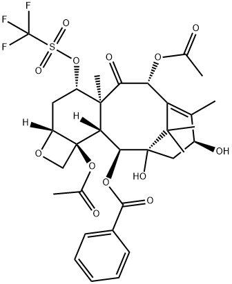 7-O-(Trifluoroacetyl) Baccatin III,158811-19-9,结构式
