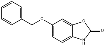 6-ベンジルオキシ-2-ベンゾオキサゾリノン 化学構造式