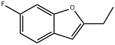 Benzofuran,  2-ethyl-6-fluoro- 化学構造式