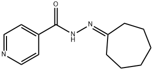 N'-Cycloheptylideneisonicotinic hydrazide Struktur