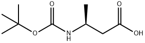 (S)-N-Boc-3-aminobutyric acid Structure