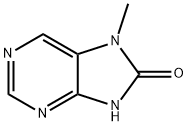 8H-Purin-8-one, 7,9-dihydro-7-methyl- (9CI),15886-44-9,结构式