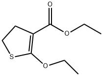 3-Thiophenecarboxylicacid,2-ethoxy-4,5-dihydro-,ethylester(9CI),158875-36-6,结构式