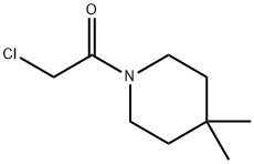 Piperidine, 1-(chloroacetyl)-4,4-dimethyl- (9CI) Structure