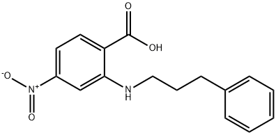 4-nitro-2-(3-phenylpropylamino)benzoate Structure