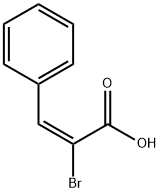 (E)-2-Bromo-3-phenyl-2-propen-1-oic acid,15894-30-1,结构式