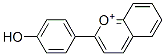 2-(4-Hydroxyphenyl)-1-benzopyrylium|