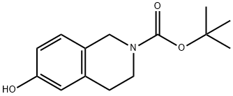 TERT-BUTYL 6-HYDROXY-3,4-DIHYDROISOQUINOLINE-2(1H)-CARBOXYLATE Struktur