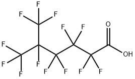 2,2,3,3,4,4,5,6,6,6-decafluoro-5-(trifluoromethyl)hexanoic acid Structure