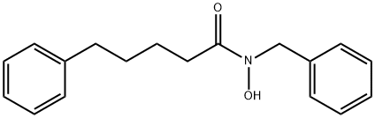 N-benzyl-N-hydroxy-5-phenylpentamide Structure