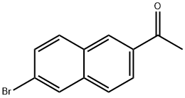 2-Acetyl-6-bromonaphthalene Struktur