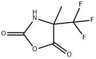 2,5-Oxazolidinedione,  4-methyl-4-(trifluoromethyl)- Struktur