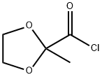 1,3-Dioxolane-2-carbonyl  chloride,  2-methyl- 化学構造式