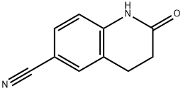 2-Oxo-1,2,3,4-tetrahydroquinoline-6-carbonitrile Struktur