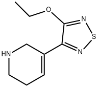 Pyridine, 3-(4-ethoxy-1,2,5-thiadiazol-3-yl)-1,2,5,6-tetrahydro- (9CI)|