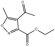 4-乙酰-5-甲基异恶唑-3-羧酸乙酯,15911-11-2,结构式