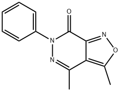 3,4-Dimethyl-6-phenylisoxazolo[3,4-d]pyridazin-7(6H)-one Structure