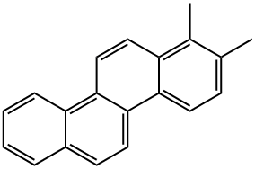 1,2-Dimethylchrysene,15914-23-5,结构式