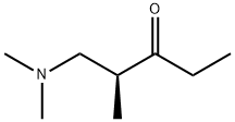 (2S)-1-(Dimethylamino)-2-methyl-3-pentanone Structure