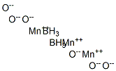 diboron trimanganese(2+) hexaoxide Structure