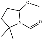 1-Pyrrolidinecarboxaldehyde, 5-methoxy-2,2-dimethyl- (9CI) 结构式