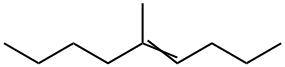 5-Methyl-4-nonene. 结构式