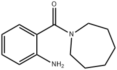 (2-アミノフェニル)(1-アゼパニル)メタノン 化学構造式