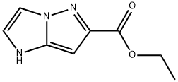 1H-咪唑并[1,2-B]吡唑-6-甲酸乙酯, 159181-77-8, 结构式
