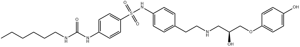 L755,507, 159182-43-1, 结构式