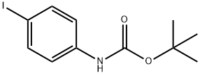 N-BOC-4-ヨードアニリン 化学構造式