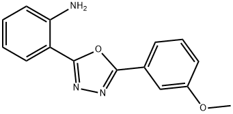 2-(2-AMINOPHENYL)-5-(3-METHOXYPHENYL)-1,3,4-OXADIAZOLE Structure