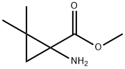 METHYL 1-AMINO-2,2-DIMETHYLCYCLOPROPANECARBOXYLATE Structure