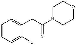 Ethanethione, 2-(2-chlorophenyl)-1-(4-Morpholinyl)-,159298-85-8,结构式