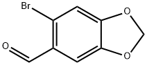 6-ブロモピペロナール 化学構造式
