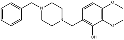 (2,3-DIMETHOXY-6[[4-PHENYLMETHYL)-1-PIPERAZINYL]METHYL]PHENOL DIHYDROCHLORIDE,159304-24-2,结构式