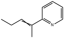 Pyridine, 2-(1-methyl-1-butenyl)- (9CI),159309-80-5,结构式