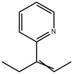 Pyridine, 2-(1-ethyl-1-propenyl)- (9CI) Structure
