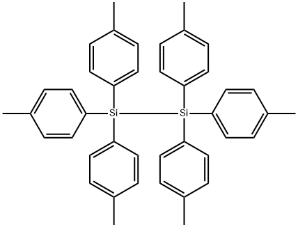 ヘキサキス(4-メチルフェニル)ジシラン 化学構造式