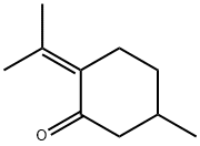 2-isopropylidene-5-methylcyclohexanone Struktur