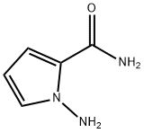 1-アミノ-1H-ピロール-2-カルボキサミド 化学構造式