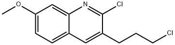 2-CHLORO-3-(3-CHLOROPROPYL)-7-METHOXYQUINOLINE Struktur
