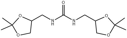 1,3-BIS[(2,2-DIMETHYL-1,3-DIOXOLAN-4-YL)METHYL]UREA Struktur