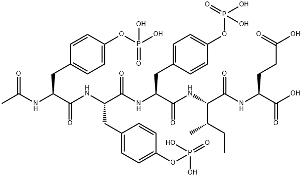 AC-PTYR-PTYR-PTYR-ILE-GLU-OH Structure