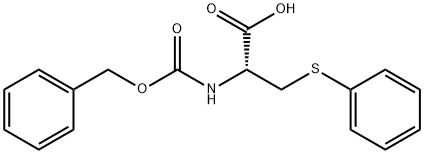 N-苄氧羰基-S-苯基-L-半胱氨酸, 159453-24-4, 结构式