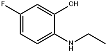 Phenol, 2-(ethylamino)-5-fluoro- (9CI) 化学構造式