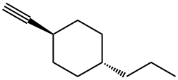 Cyclohexane, 1-ethynyl-4-propyl-, trans- (9CI),159524-85-3,结构式