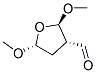 3-Furancarboxaldehyde, tetrahydro-2,5-dimethoxy-, [2R-(2alpha,3beta,5beta)]- (9CI) Struktur